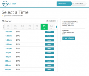 available-appointments-on-mytime-300x258 Google Takes Medical Appointments
